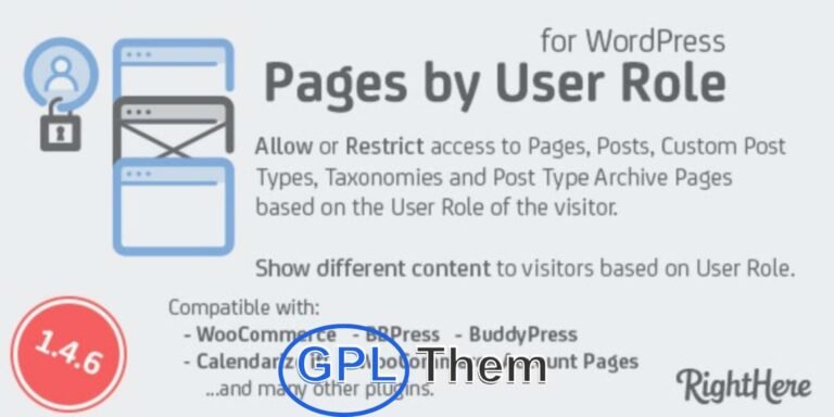 Pages by User Role for WordPress – Control Content Visibility with Ease Pages by User Role for WordPress is a powerful plugin designed to help site owners and developers manage content access based on user roles. Easily create custom pages and restrict visibility to specific user groups, perfect for membership sites, exclusive content, or personalized user experiences.