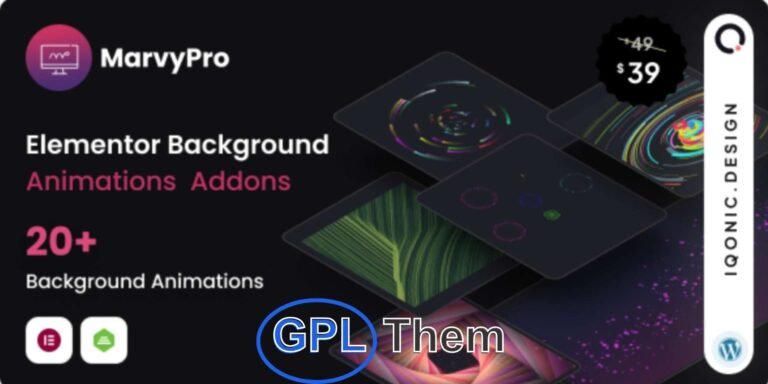 MarvyPro – Background Animations for Elementor to Enhance Web Design MarvyPro – Background Animations for Elementor is a creative WordPress plugin that adds stunning animated backgrounds to your website. Designed for Elementor users, this tool allows you to create visually captivating pages that boost engagement and improve user experience.