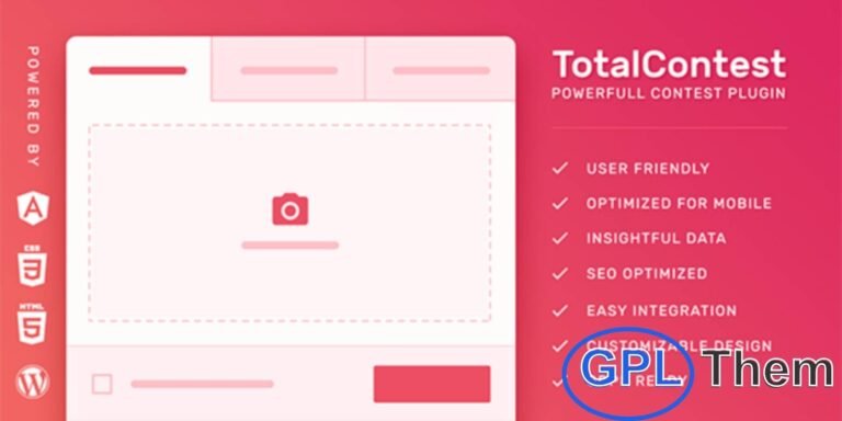 TotalContest – Responsive WordPress Contest Plugin TotalContest is a robust WordPress plugin designed to create, run, and manage contests and competitions on your website. With an easy-to-use interface and optimized performance, it gives you full control over every aspect of your contests.