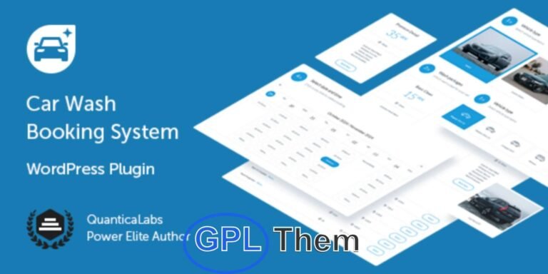 Car Wash Booking System for WordPress Car Wash Booking System is a feature-rich WordPress plugin designed to set up a complete car wash reservation system on your website. It offers a simple step-by-step booking process with secure online payments, email and SMS notifications, and seamless WooCommerce integration.