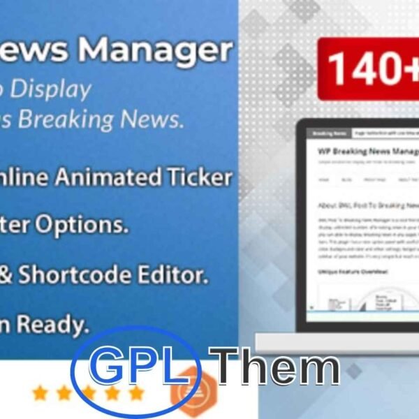 BWL Post to Breaking News Manager – WordPress Breaking News Ticker Plugin BWL Post to Breaking News Manager is a powerful WordPress plugin that lets you showcase unlimited posts as breaking news on your website. Featuring an animated, modern, and fully responsive news ticker, it delivers real-time updates in a visually engaging format.
