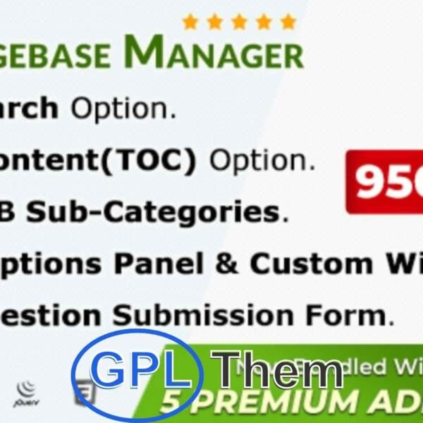 BWL Knowledge Base Manager – Self-Service Support Plugin for WordPress BWL Knowledge Base Manager is the ultimate WordPress plugin for building a complete self-service support system in minutes. Designed to reduce response times and improve customer satisfaction, it lets you create and manage a fully functional knowledge base with detailed Q&A posts.