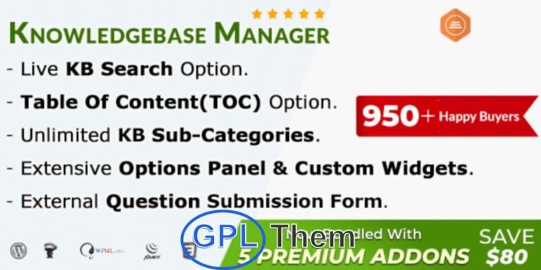 BWL Knowledge Base Manager – Self-Service Support Plugin for WordPress BWL Knowledge Base Manager is the ultimate WordPress plugin for building a complete self-service support system in minutes. Designed to reduce response times and improve customer satisfaction, it lets you create and manage a fully functional knowledge base with detailed Q&A posts.
