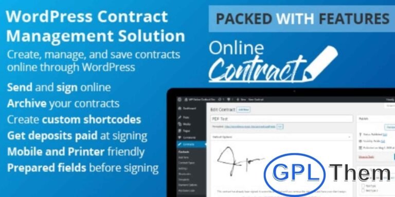 WP Online Contract – Create, Manage & Sign Contracts in WordPress WP Online Contract is a powerful WordPress plugin that enables you to create, manage, and store contracts directly on your website. Customize contracts with flat text files and shortcodes, track revisions, and allow clients to securely view and sign documents online—all in one place.
