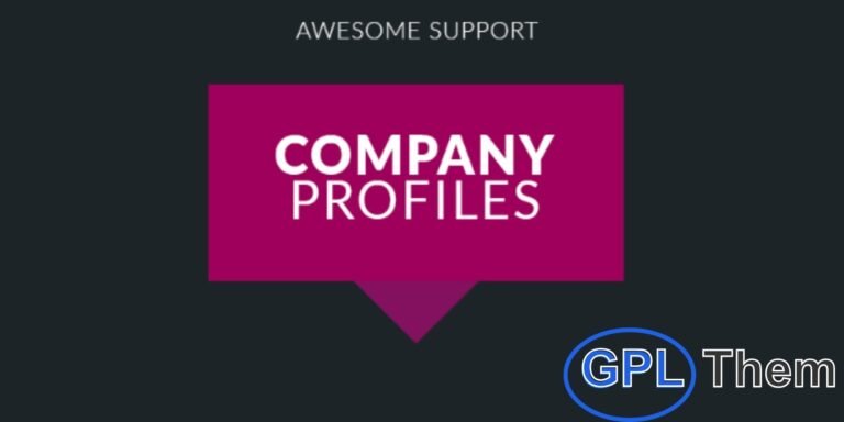 Awesome Support Company Profiles The Awesome Support Company Profiles add-on enables multiple users from the same company to open, view, and manage tickets under a shared company account. Perfect for businesses that provide support, sales, or services to organizations, this add-on ensures seamless collaboration and efficient ticket management across teams.