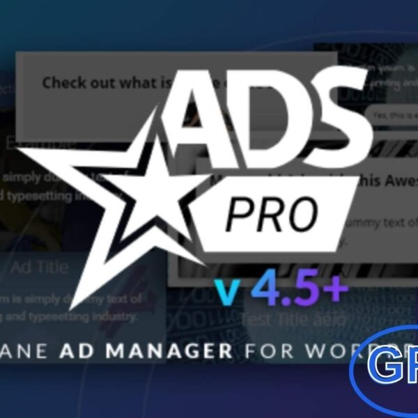 Ads Pro – WordPress Ad Manager v4.78