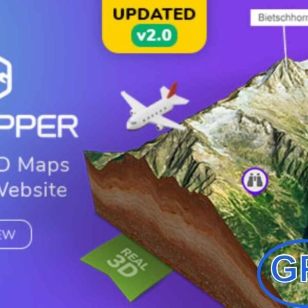 3D Map WordPress Plugin v1.0 – 3D-Mapper