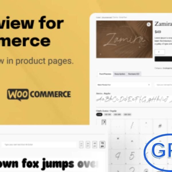 TW Font Preview for WooCommerce v1.0