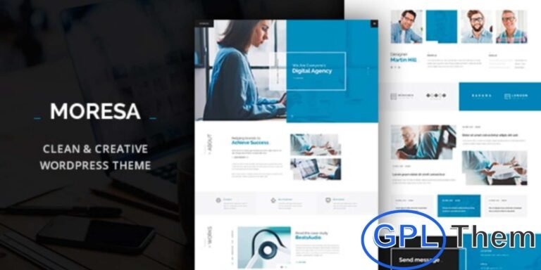 Moresa – Business & Multipurpose WordPress Theme Moresa is a modern, clean, and fully responsive WordPress theme designed for businesses, digital agencies, startups, freelancers, and portfolio websites. With high-quality design and flexible customization options, it allows you to create a professional online presence effortlessly.