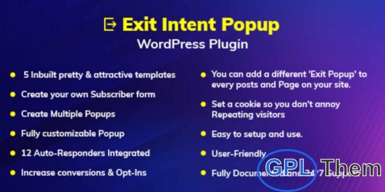 Exit Intent Popups – Boost Conversions & Reduce Bounce Rates Exit Intent Popups help you capture visitors before they leave, turning potential exits into valuable leads or sales. By detecting when users are about to abandon your site, these smart popups display targeted offers, discounts, or messages to encourage action.