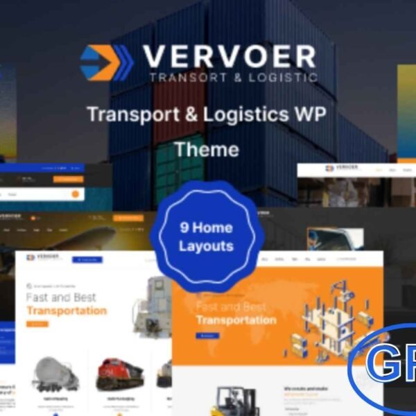 Vervoer – Logistics & Transportation WordPress Theme Vervoer is a modern and elegant WordPress theme built for logistics, transportation, and cargo service providers. With its clean and professional design, it is perfectly suited for freight companies, trucking services, air cargo, shipping, and supply chain businesses.