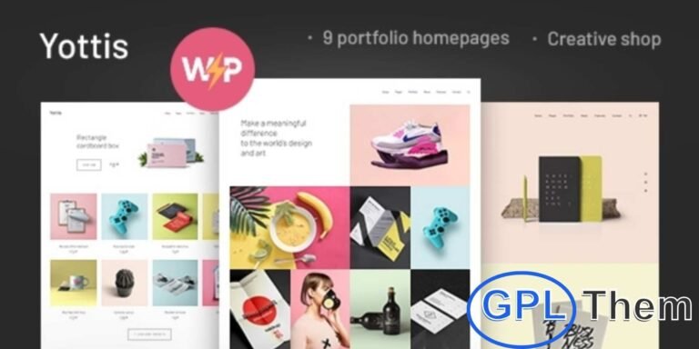 Yottis – Creative Personal Portfolio & WooCommerce WordPress Theme Yottis is a stylish and modern WordPress theme designed for personal portfolios and online stores. Ideal for creative professionals, freelancers, designers, and digital artists, Yottis allows you to showcase work, projects, skills, and achievements in a visually striking way. Perfect for portfolios, CVs, VCards, resumes, personal blogs, and magazines, this theme ensures a professional online presence.