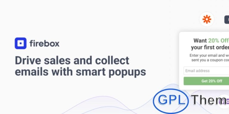 FireBox Pro – WordPress Plugin FireBox Pro helps you convert visitors into subscribers and customers with highly engaging popups, modals, floating bars, fullscreen overlays, and slide-ins. Designed for maximum impact, this plugin allows you to create visually appealing and strategically timed display elements to capture attention, grow your email list, promote offers, and boost conversions effortlessly.