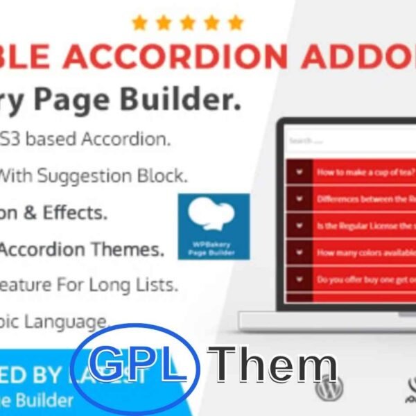 Ultimate Searchable Accordion for WPBakery Page Builder Ultimate Searchable Accordion is a feature-rich WPBakery Page Builder addon that helps you create responsive, animated accordion sections with ease. Packed with 6 modern themes and 15 smooth animation effects, this addon is perfect for building searchable FAQ sections or any collapsible content layout.