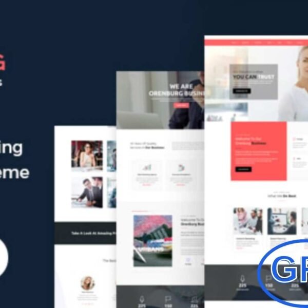 Orenburg – Business Consulting & Coaching WordPress Theme Orenburg is a premium WordPress theme designed for business consulting, training, and coaching websites. With its modern and professional design, it is perfect for consultants, corporate trainers, mentors, and business coaches who want to showcase their expertise online.