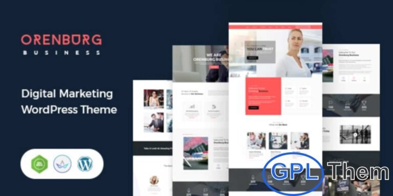 Orenburg – Business Consulting & Coaching WordPress Theme Orenburg is a premium WordPress theme designed for business consulting, training, and coaching websites. With its modern and professional design, it is perfect for consultants, corporate trainers, mentors, and business coaches who want to showcase their expertise online.