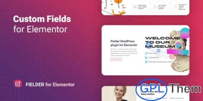 Fielder – WordPress Custom Fields for Elementor Fielder is a powerful WordPress plugin that lets you display custom fields anywhere on your site using the Elementor editor. With Fielder, adding and showcasing post metadata becomes simple and flexible — no coding skills required.