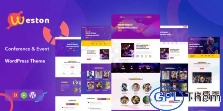 Weston – Conference & Event WordPress Theme Weston is a professional WordPress theme designed for conferences, meetings, seminars, and event management websites. With its purpose-driven design, it is perfect for event planners, corporate meetings, workshops, and summits.