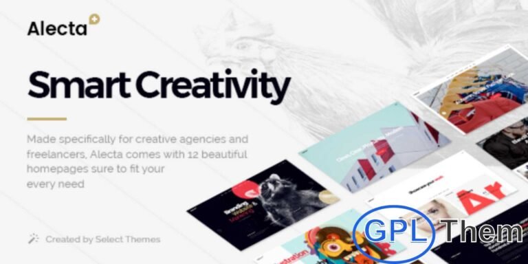 Alecta – Creative Agency WordPress Theme Alecta is a stylish and modern WordPress theme designed for digital agencies, creative studios, and design firms. With its wide range of powerful elements and customization options, Alecta makes building and managing your website effortless.