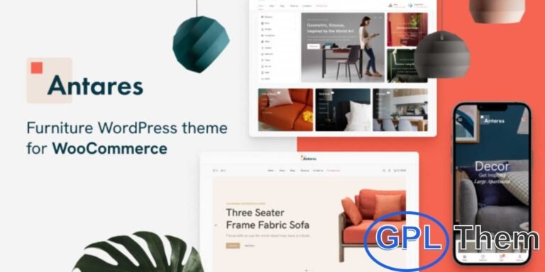 Antares – Furniture WooCommerce WordPress Theme Antares is a modern and versatile WooCommerce WordPress theme designed for furniture, home décor, and interior design stores. With its clean and minimal layout, it creates a stylish shopping experience that works for almost any type of online shop.