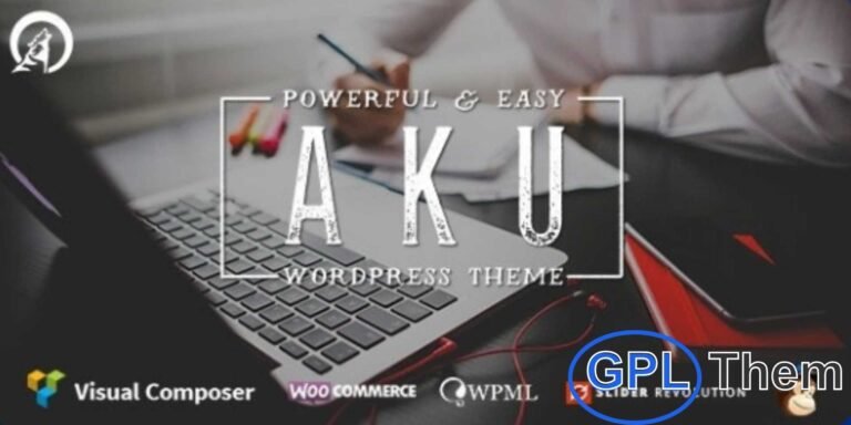 Aku – Powerful Responsive WordPress Theme Aku is a feature-rich and fully responsive WordPress theme designed for businesses, portfolios, online shops, and creative projects.