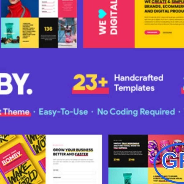 Bomby – Creative Multi-Purpose WordPress Theme Bomby is a powerful and modern multi-purpose WordPress theme designed for businesses, creative agencies, personal portfolios, photography websites, and blogs. With its clean and responsive design, it adapts beautifully across all devices.