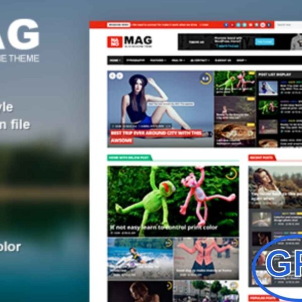 NanoMag – Responsive WordPress Magazine Theme NanoMag is a modern and powerful WordPress magazine theme designed with a clean, fully responsive layout that looks perfect on all devices.