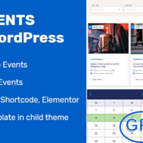 FullEvents – WordPress Event Management Plugin FullEvents is a versatile and user-friendly WordPress event plugin that works seamlessly with any theme, allowing you to set up and customize events without coding skills. Designed for event organizers, it showcases event listings in a visually appealing way to attract more attendees.
