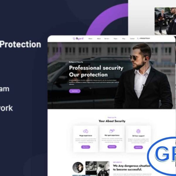 Bgard – Bodyguard & Protection Services WordPress Theme Bgard is a premium WordPress theme designed for bodyguard, security, and protection service websites. With a fully responsive layout, it ensures your site looks great on desktops, tablets, and mobile devices.