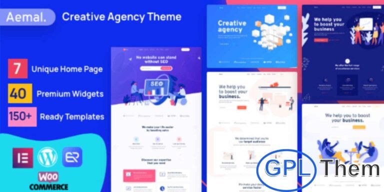 Aemal – Startup & Digital Agency WordPress Theme Aemal is a versatile and modern WordPress theme designed for startups, digital agencies, and creative businesses. Ideal for agencies, app developers, marketing firms, SaaS products, software companies, and portfolio showcases, it provides a professional platform to present and promote your services.