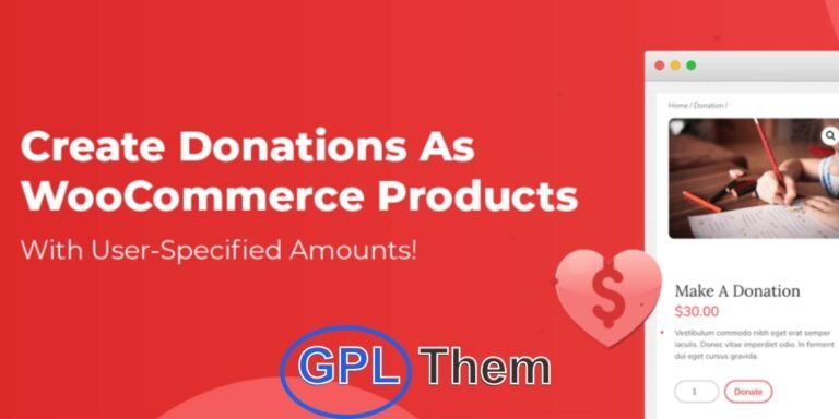 Potent Donations for WooCommerce by WP Zone – Accept Custom Donation Amounts with Ease Potent Donations for WooCommerce is a lightweight yet powerful plugin that lets you easily accept donations through your online store. Once activated, it adds a new "Donation" product type, allowing customers to enter a custom donation amount and add it to their cart—either alongside other products or as a standalone contribution.