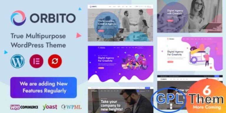 Orbito – Creative Agency WordPress Theme Orbito is a modern and stylish WordPress theme designed for creative agencies, startups, businesses, and professional brands. With its clean and elegant layout, Orbito makes it easy to showcase your portfolio, team members, services, and company updates.