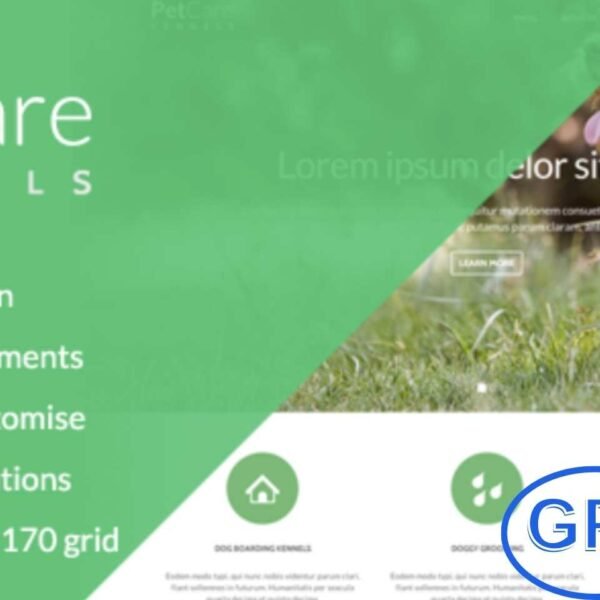 PetCare – Dog Kennels WordPress Theme PetCare is a professional and user-friendly WordPress theme designed for dog kennels, pet boarding, grooming, and veterinary services.
