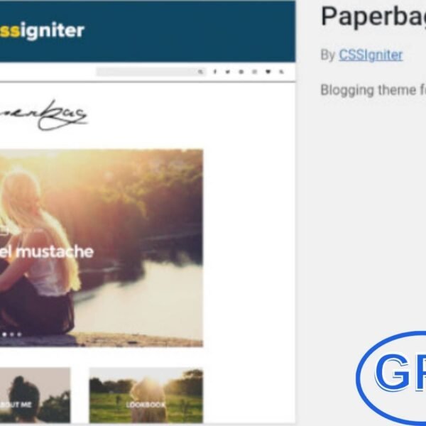 Paperbag – Stylish WordPress Theme by CSSIgniter Paperbag is a modern, fully responsive WordPress theme by CSSIgniter, perfect for blogs, personal portfolios, and creative websites.