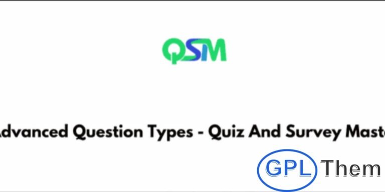 QSM Advanced Question Types Addon The QSM Advanced Question Types addon expands the Quiz and Survey Master (QSM) plugin by adding three new, versatile question types. These new options complement the 15 question types already included in the QSM core, giving you more flexibility to create engaging and diverse quizzes and surveys on your WordPress site.