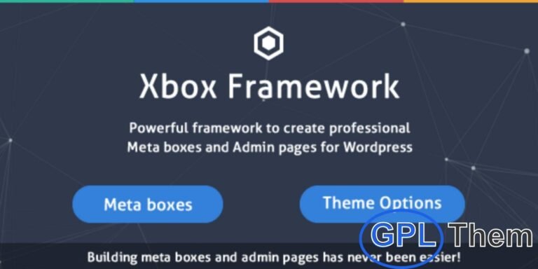 Xbox Framework – Custom Fields & Options Plugin for WordPress Xbox Framework is a powerful WordPress plugin that lets you create professional and flexible meta boxes, admin pages, and theme options with ease. Designed for developers and site owners, it provides a complete solution for adding custom fields and managing website settings efficiently.