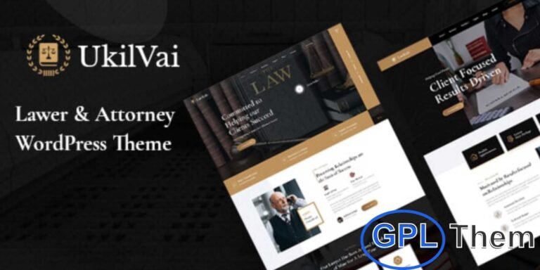 Ukilvai – Lawyer & Attorney WordPress Theme Ukilvai is a professional and modern WordPress theme tailored for legal professionals and law-related businesses. Perfect for lawyers, attorneys, law firms, solicitors, barristers, and legal advisers, this theme provides everything you need to build a strong online presence.
