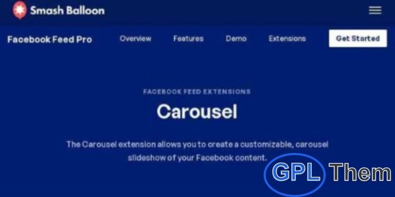 Custom Facebook Feed Pro – Carousel The Carousel extension lets you display your Facebook content in a fully customizable carousel slideshow on your WordPress site. Showcase posts, photos, and videos in an engaging, interactive format that enhances user experience and keeps visitors scrolling through your content.