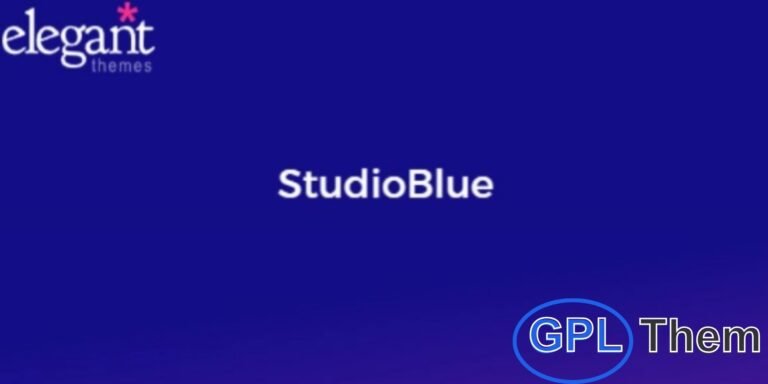 Elegant Themes – StudioBlue WordPress Theme StudioBlue by Elegant Themes is a stylish and professional WordPress theme designed for businesses, blogs, and creative websites. With its clean layout and modern features, StudioBlue makes it easy to showcase your content in a visually appealing way.