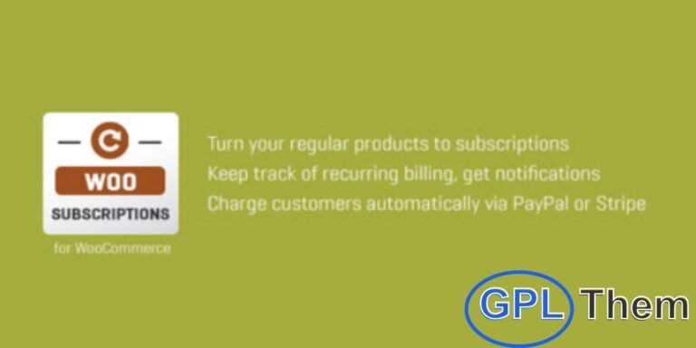 Subscriptio – WooCommerce Subscriptions Made Easy Subscriptio is a powerful WooCommerce extension that enables you to sell products and services on a subscription basis. Perfect for magazines, memberships, e-learning packages, and more, it adds full recurring payment functionality to your store.