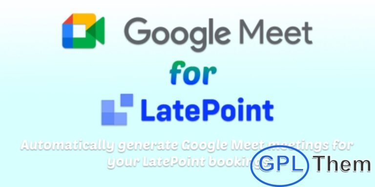 Google Meet for LatePoint – Seamless Video Meetings for Appointments Google Meet for LatePoint is a powerful add-on that automatically generates Google Meet links for your scheduled appointments. Perfect for virtual consultations, online classes, and remote meetings, this integration ensures a smooth and professional experience for both you and your clients.