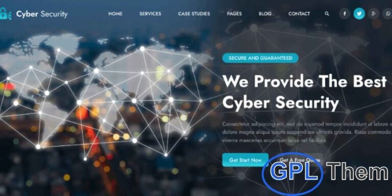 Cyberitz – Cyber Security WordPress Theme Cyberitz is a modern and professional WordPress theme designed for cybersecurity companies and IT security services. Built with Elementor, it features a clean, creative, and fully customizable design that allows you to showcase your services and solutions effectively.