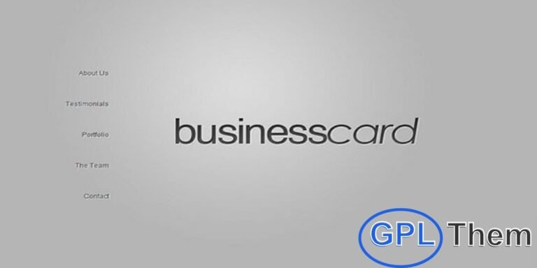 Elegant Themes – BusinessCard WordPress Theme BusinessCard by Elegant Themes is a sleek and professional WordPress theme created for modern businesses and entrepreneurs.