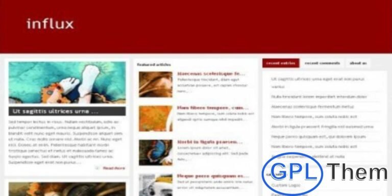 Elegant Themes – Influx WordPress Theme Influx by Elegant Themes is a versatile and stylish WordPress theme designed to suit a wide range of websites. With its clean layout and professional design, Influx is perfect for businesses, creative agencies, portfolios, or blogs.