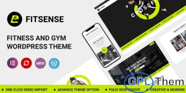 Fitsense – Gym & Fitness WordPress Theme Fitsense is a modern and professional WordPress theme designed for gyms, fitness centers, and personal trainers. With a clean and energetic design, it helps you create a powerful online presence for your fitness business.
