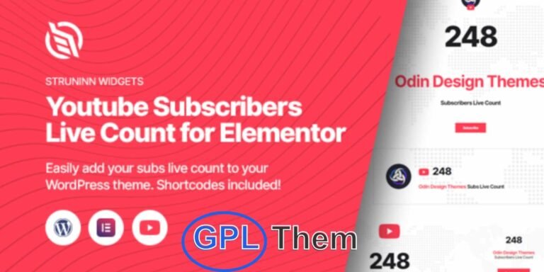 Struninn – YouTube Subscribers Live Count for WordPress Struninn is a powerful WordPress plugin that lets you display your YouTube subscriber count in real time. Perfect for content creators and bloggers, this plugin helps you track your channel’s growth directly from your website, keeping your audience engaged and informed.