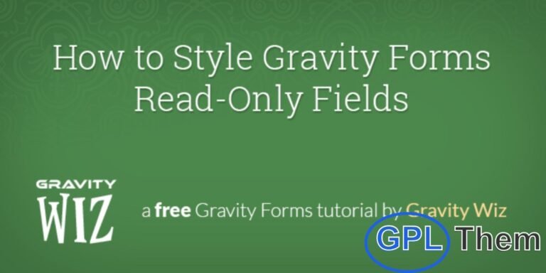 Gravity Perks Read Only – WordPress Plugin Gravity Perks Read Only add-on enables you to set specific form fields in Gravity Forms to a read-only mode. Fields marked as read-only remain visible to users but cannot be edited or changed. This feature is ideal for displaying important information that users need to see without the risk of altering it, enhancing form control and data integrity on your WordPress site.