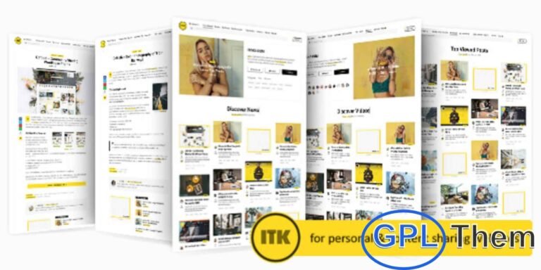 Itaka – Content Sharing WordPress Theme Itaka is a modern Content Sharing WordPress Theme designed for community-driven websites and membership platforms. With its clean and fresh design, Itaka makes it easy to showcase and share stories, articles, and user-generated content.