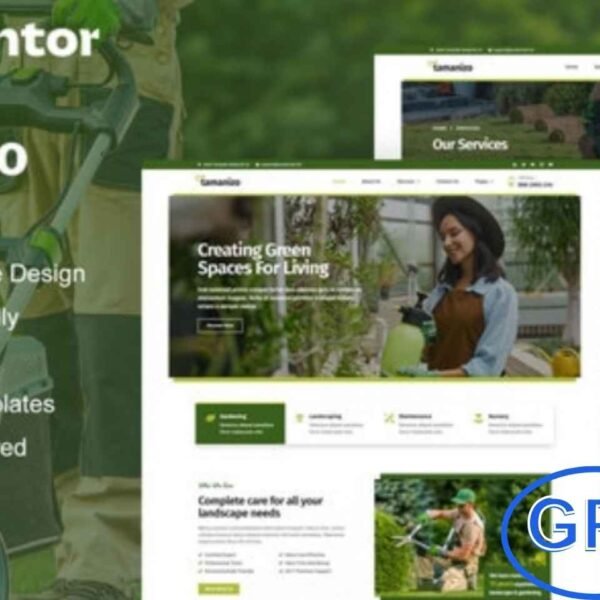 Tamanizo – Gardening & Landscape Elementor Template Kit Tamanizo is a modern Elementor Template Kit specially designed for gardening, landscaping, and lawn care services. Perfect for gardening businesses, landscape design companies, outdoor decoration, and lawn maintenance websites, it offers a professional and visually appealing layout.
