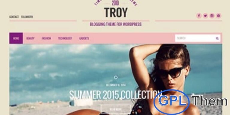 CSSIgniter – Troy WordPress Theme